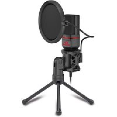 Redragon SEYFERT GM100 Microphone de jeu professionnel avec filtre anti-pop (connexion 3