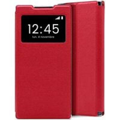 Etui Folio compatible Rouge Xiaomi Redmi Note 9 Pro