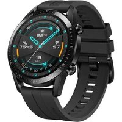 Huawei Watch GT2 Montre Connecté Android 46 mm Cardiofréquencemètre Moniteur du Sommeil Fitness Noir Mat