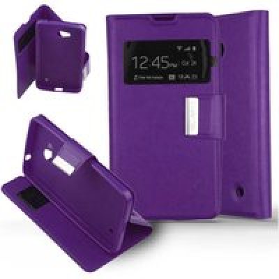 Etui Folio compatible Violet Nokia Lumia 640