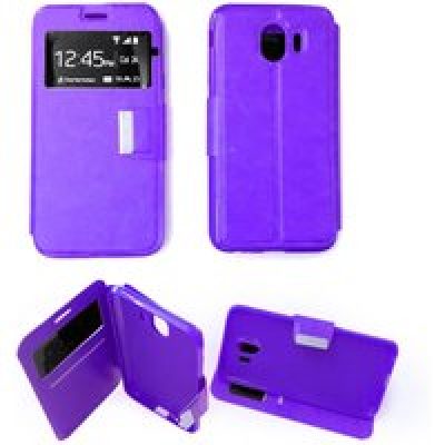 Etui Folio compatible Violet Samsung Galaxy J4 2018