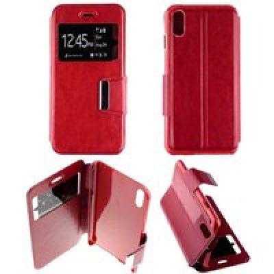 Etui Folio compatible Rouge Apple iPhone X iPhone XS