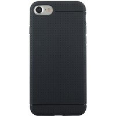 Coque Apple iPhone 7/8/SE/SE22 micro-perforée Noire Bigben