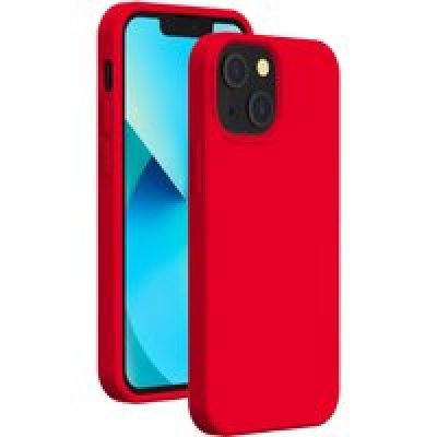 Coque Silicone SoftTouch Rouge pour iPhone 13 mini Bigben
