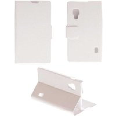 Etui Folio compatible Blanc LG Optimus L5 II