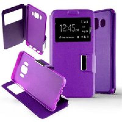 Etui Folio compatible Violet Samsung Galaxy J7 2016
