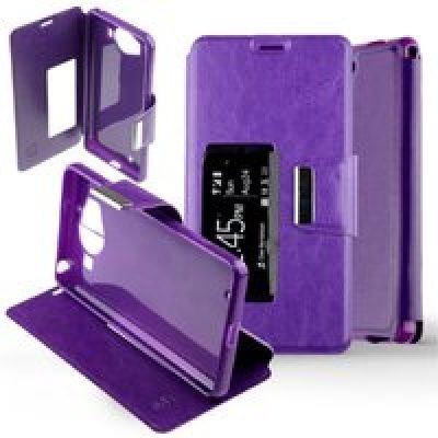 Etui Folio compatible Violet Nokia Lumia 950