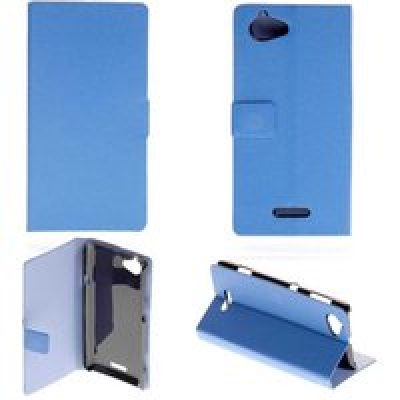 Etui Folio compatible Bleu Sony Xperia L