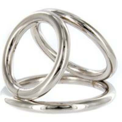 Chrome Triple Cock and Ball Ring