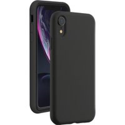 Coque Silicone SoftTouch Noire pour iPhone XR Bigben