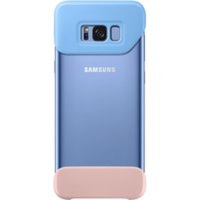 Coque Pop Cover Samsung EF-MG955CL transparente et bleue pour Galaxy S8 +
