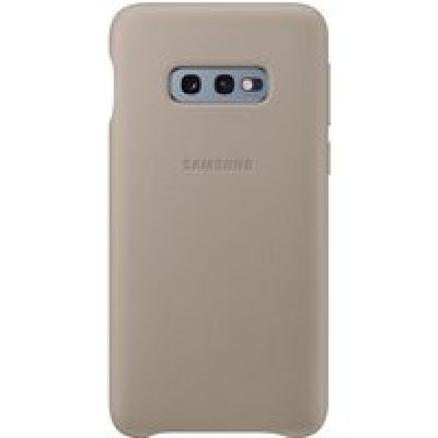Coque en Cuir pour Samsung G S10E Grise Samsung