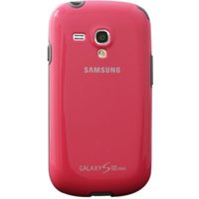 Coque Samsung EFC-1M7BP rose pour Galaxy S3 Mini I8190