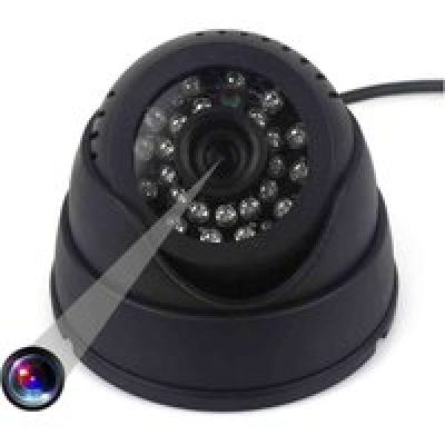 Mini Camera Dome de Surveillance DV USB Micro SD Vision Nocturne Microphone Noir YONIS