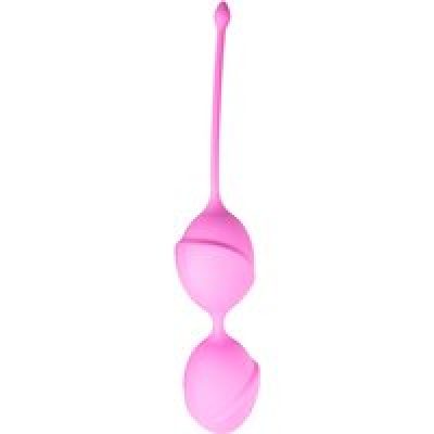 Balles doubles de vagin de couleur rose