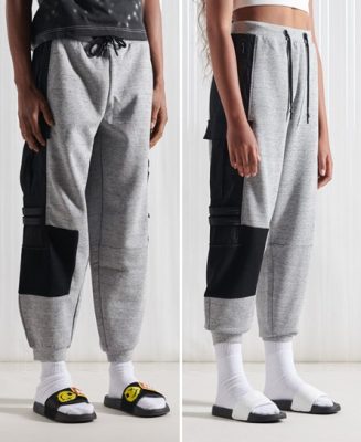 Superdry Homme Sdx Pantalon de Survêtement Unisexe Tokyo Sdx en Édition Limitée Gris Taille: XS/S