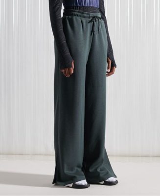 Superdry Femme Sdx Pantalon de Survêtement Sdx Slash Bleu Marine Taille: M/L