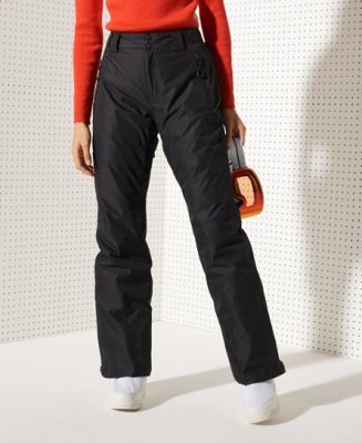 Superdry Femme Sport Pantalon Freestyle Noir Taille: 42