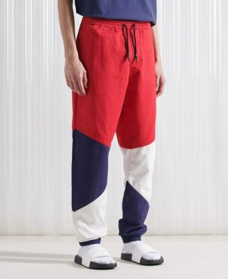 Superdry Femme Sdx Pantalon de Survêtement à Bandes Sdx en Édition Limitée Rouge Taille: XS/S