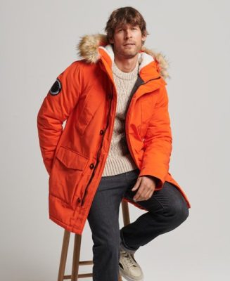 Superdry Homme Parka Everest Orange Taille: Xxl
