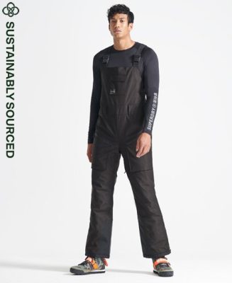 Superdry Homme Sport Pantalon de Freeride Noir Taille: L