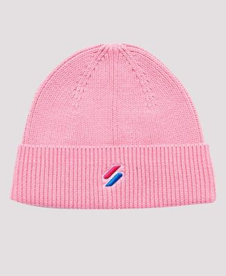 Superdry Homme Bonnet Code Unisexe Rose Taille: 1Taille