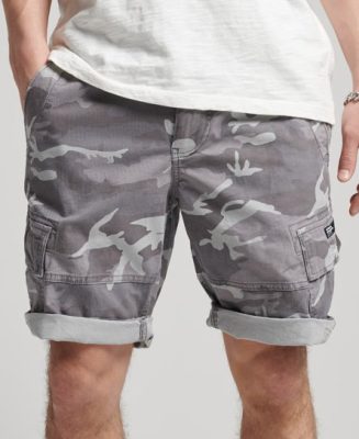 Superdry Homme Short Core Cargo Gris Clair Taille: 32