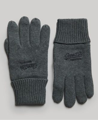 Superdry Homme Gants Unis Essential Gris Taille: 1Taille