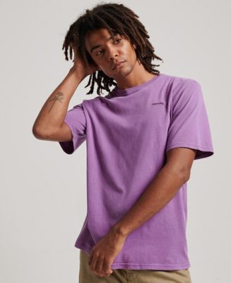 Superdry Homme T-shirt Vintage Mark Violet Taille: M