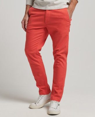 Superdry Homme Pantalon Chino Slim Rose Taille: 36/32