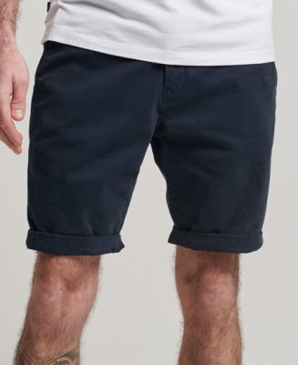 Superdry Homme Short Chino Core Bleu Marine Taille: 32