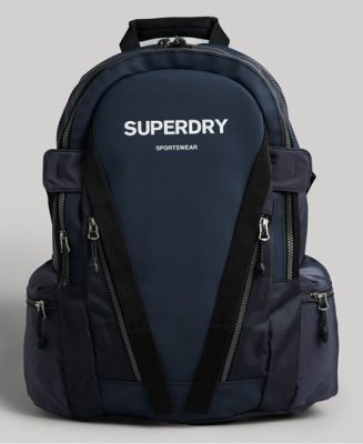 Superdry Homme Sac à dos Mountain Tarp Graphic Bleu Marine Taille: 1Taille