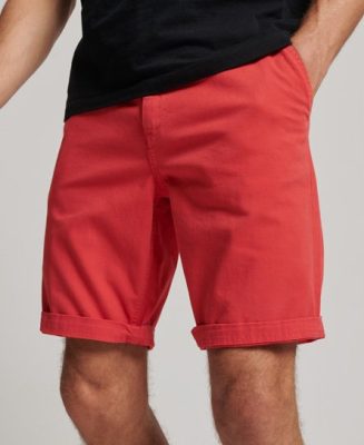 Superdry Homme Short Chino Officer Rose Taille: 28