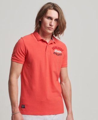 Superdry Homme Polo Superstate Rose Taille: M
