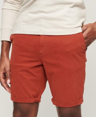 Superdry Homme Short Chino Officer Orange Taille: 36