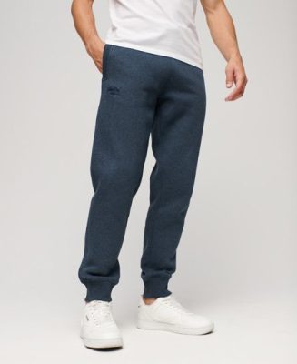 Superdry Homme Pantalon de Survêtement Essential Logo Bleu Marine Taille: M