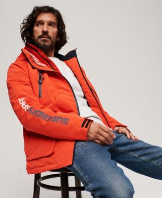 Superdry Homme Coupe-vent à Capuche Ultimate SD Windbreaker Orange Taille: L