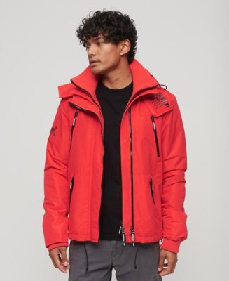 Superdry Homme Veste Mountain SD Windcheater Rouge Taille: S