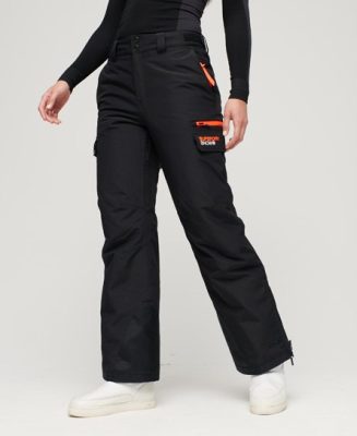 Superdry Femme Sport Pantalon de ski Ultimate Rescue Noir Taille: 38