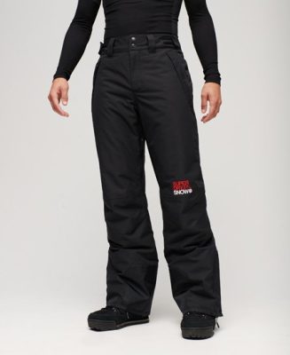 Superdry Homme Sport Pantalon de ski Freestyle Core Noir Taille: L