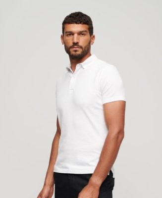 Superdry Homme Polo en Jersey Blanc Taille: Xxl