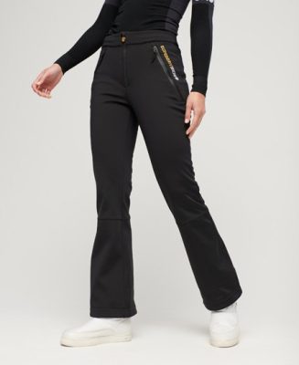 Superdry Femme Sport Pantalon de Slim Softshell Noir Taille: 40