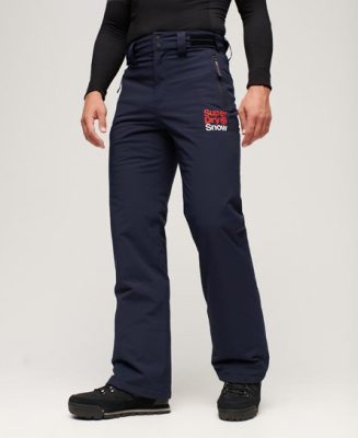 Superdry Homme Sport Pantalon de ski Coupe Slim Bleu Marine Taille: XL