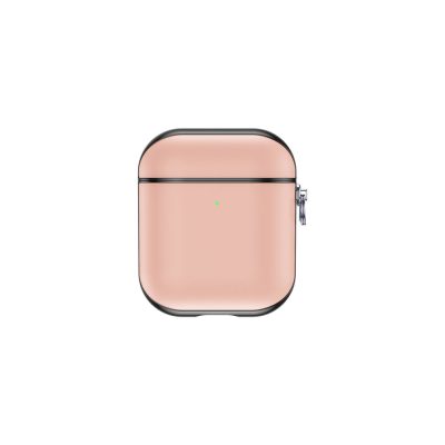 Valenta Snap - Coque Apple AirPods 1 Coque en Cuir Véritable - Rose