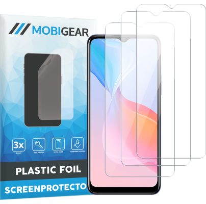 Mobigear - Vivo Y21s Protection d'écran Film - Compatible Coque (Lot de 3)