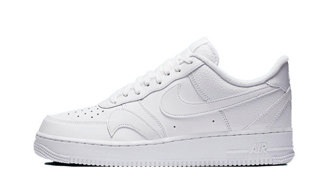 Nike Air Force 1 Low Misplaced Swooshes Triple White