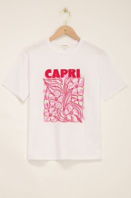 T-shirt blanc Capri | My Jewellery