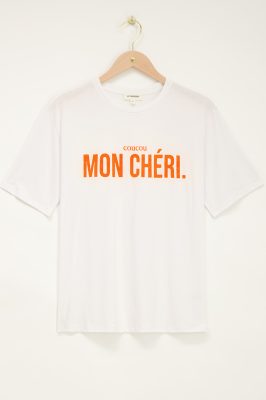 T-shirt blanc Mon Chéri | My Jewellery