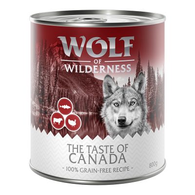 Wolf of Wilderness The Taste Of Adulte 6 x 800 g -  The Taste Of Canada