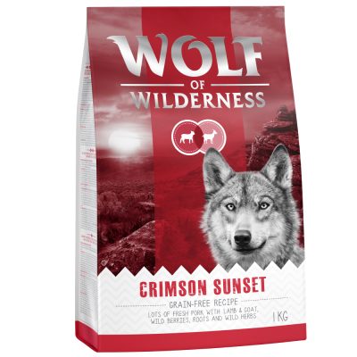Wolf of Wilderness Adulte "Crimson Sunset" agneau chèvre - 1 kg